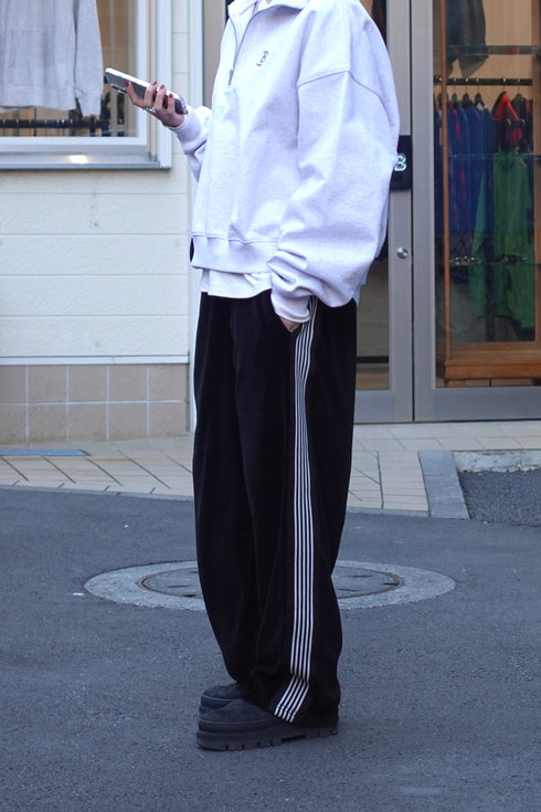 ベロアラインルーズパンツ